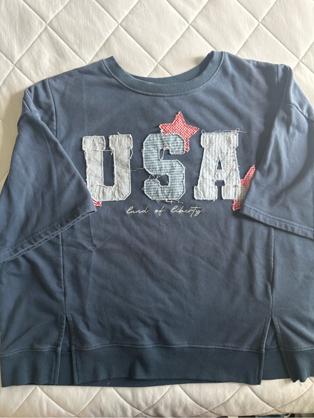 Main Strip USA Americana Patchwork Oversized